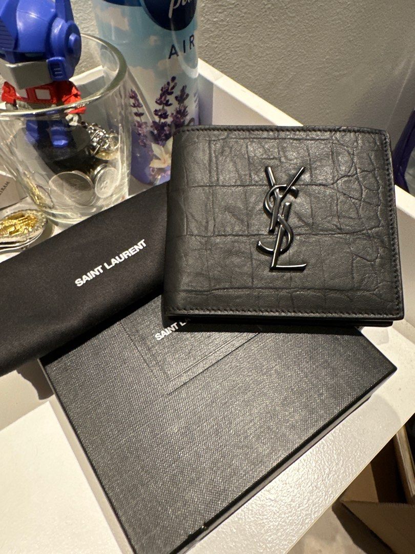 YSL Men Wallet (Saint Laurent), Luxury, Bags & Wallets on Carousell