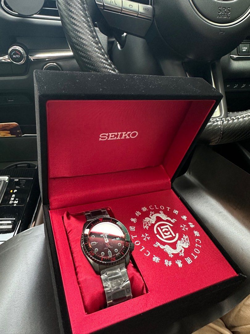 CLOT x SEIKO 5 Sports Watch SRPH51K1 Limited Edition