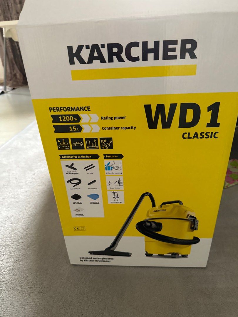 Pack of 12 KFI 357 Vacuum Cleaner Bags for Kärcher WD2  Plus/WD3/KWD1/KWD3/WD3.200/WD3.800 M/SE4001/SE4002 Vacuum Cleaner,  2.863-314.0 : : Home & Kitchen