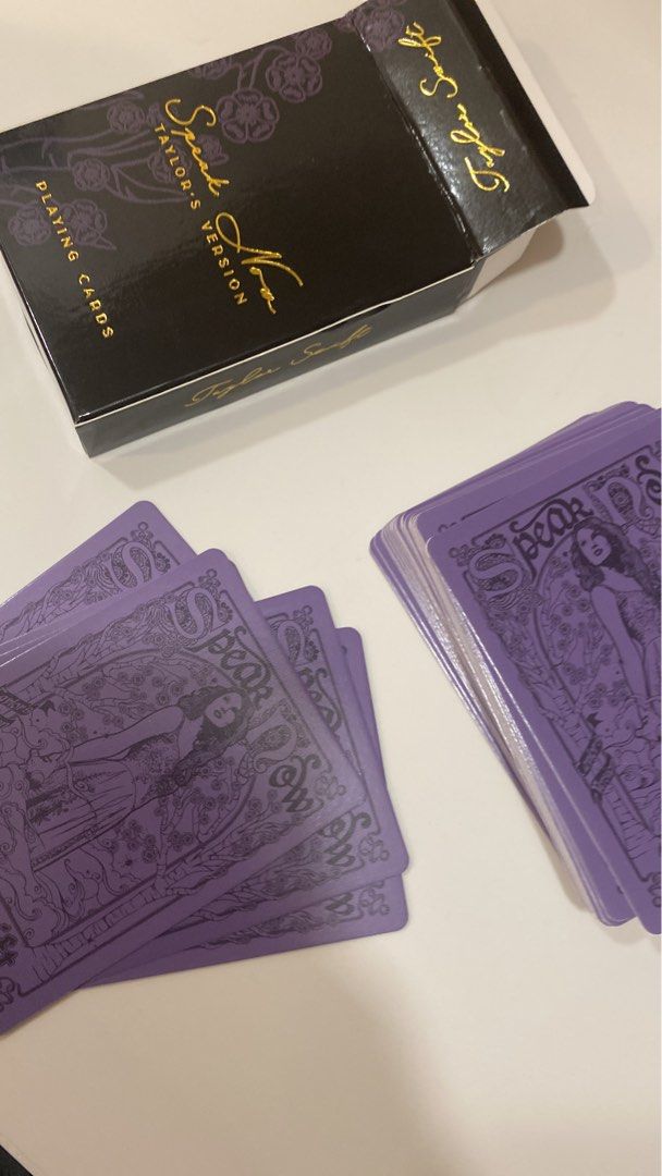 Speak Now (Taylor's Version) Playing Cards