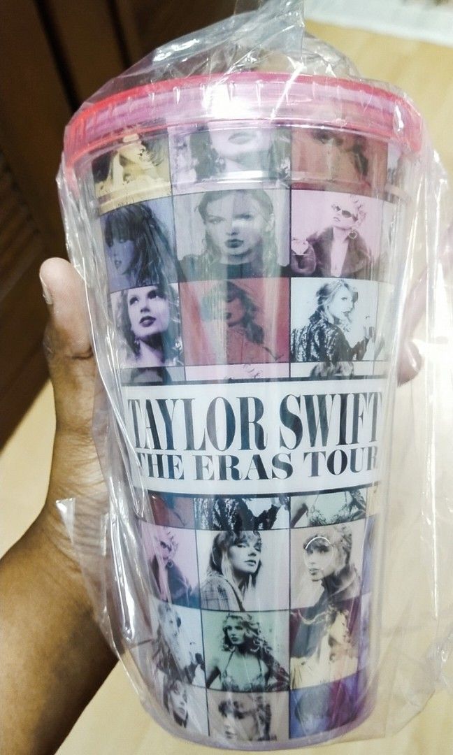 Taylor swift the eras tour concert tumbler cup with straw / bottle / tumblr  / tgv movie, Hobbies & Toys, Collectibles & Memorabilia, Fan Merchandise on  Carousell